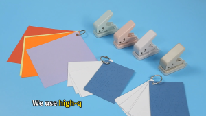 Rayson Cute Mini Morandi Single Hole Puncher (kapasiti 10 helaian) 6mm Hole DIY membuat kad untuk A4 Paper Punch Manual Supplies Stationery Binding