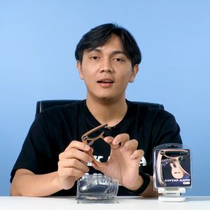 Capo gitar bahan alumunium dengan box kertas