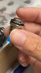 Switch Metal 12mm Push On Off 2 Pin Saklar Stainless 2pin Tombol Self Locking 12V