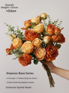 Rose Simulated Flower Home Decoration