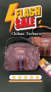 CHIBAO - Tas Selempang Wanita 0060-N22-C-136 List Kulit Sling Bag Terbaru