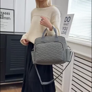 Labor Delivery Diaper Bag Handbag - Insulated Bottle Holder Included Large Capacity Travel Bag