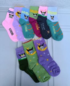 3pasang kaos kaki kuromi VIRAL anak TK/PAUD