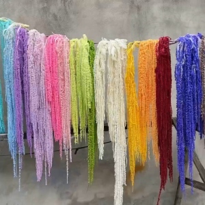 Lifelike Rice Pearl Artificial Flowers Hanging Strands for Wedding Decor Party Centerpiece Home Garden DIY