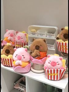 <DỌN KHO> Thú nhồi bông Capybara bỏng ngô ngồi thiền mới nhất 2024