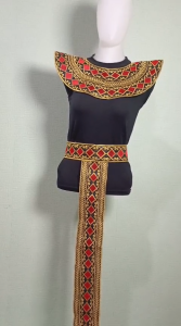Aksesoris renda bordir kostum tari karnaval cleopatra 2