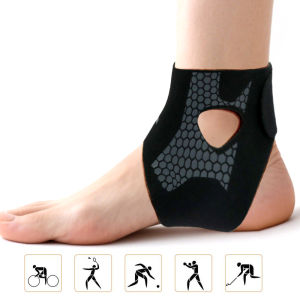 1 Cái Bao Gót Chân Bằng Neoprene Thoáng Khí Có Đai Nén Chống Bong Gân Dành Cho Nam Và Nữ Bảo Vệ Khi Tập Thể Thao
