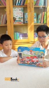 Đồ chơi lắp ráp Xe cứu hỏa đô thị - Hộp cao cấp di chuyển linh hoạt - City Fire Ladder Truck