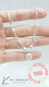 KC Jewelry S925 Silver Hollow Love Star Polo Bracelet