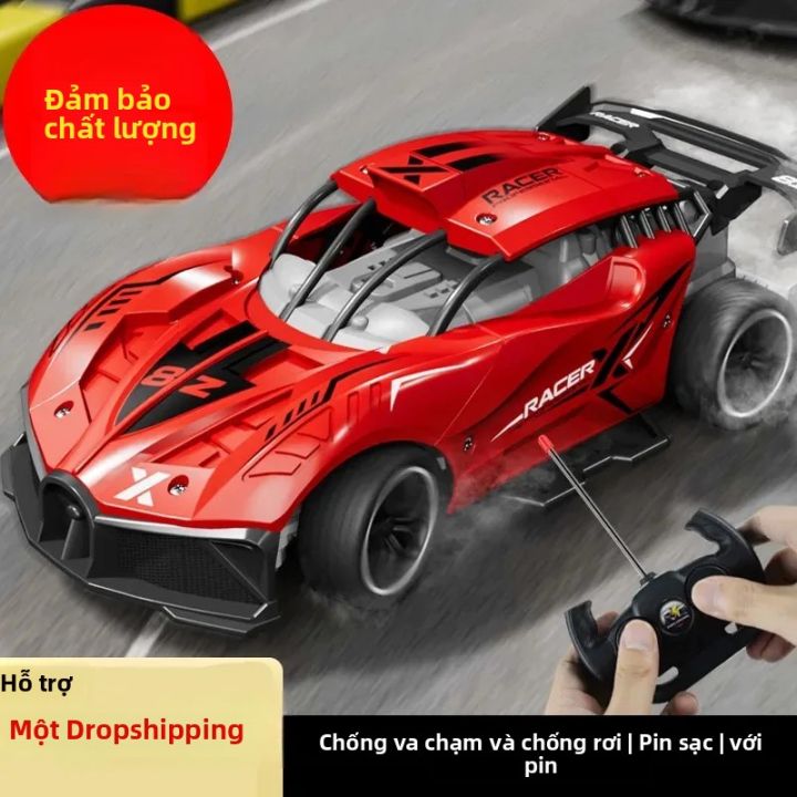 Đồ Chơi Xe Điều Khiển Từ Xa Sạc Điện Cho Trẻ Em, Xe Đua Nhựa Có Pin, Đồ ...