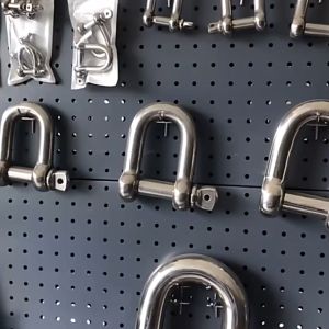 5 Pcs Ring Omega Shackle D Steel Bow Shackle M4/M5/M6 Pin Sekrup Busur Shackle Segel Screw Aksesoris Gelang Bow Shackle