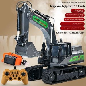 Đồ Chơi Máy Xúc Điều Khiển Từ Xa Hợp Kim