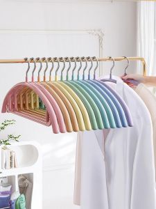 Kẹp Quần Áo Hình Côn Chấm Bi Chống Trượt Rainbow Home Dùng Trong Ký Túc Xá Cho Học Sinh Kẹp Quần Áo Phẳng Chống Trượt Không Để Lại Dấu Vết