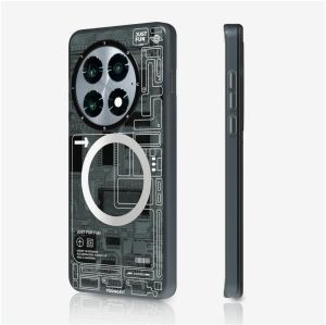 Youngkit 3D vision Circuit Board Magsafe case for OnePlus 13 shockproof anti-fingerprint anti-fall phone casing