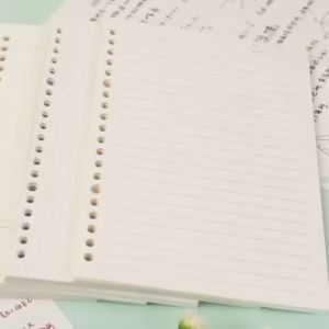 รองรับCOD!ขนาดA4 A5 B5 กระดาษรีฟิว 5เล่ม ถนอมสายตา 60แผ่น มีเส้น ไม่มีเส้น กระดาษร่างตาราง สมุดโน๊ต