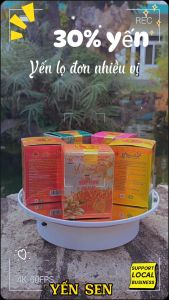 Yến Sen chưng Mật Ong thành phần 30% yến lọ đơn 70ml