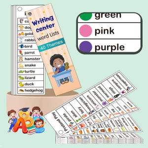 Colorful Flashcards for English Enlightenment Letter Recognition Cards Animals Food Numbers Cognitive Toys for Kids Ages 3-5