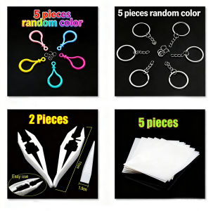5.0mm Perler Fuse Bead Pegboard Square Shape Practical Beads Templates Circle Puzzle Template for Hama Beads Craft Stencils