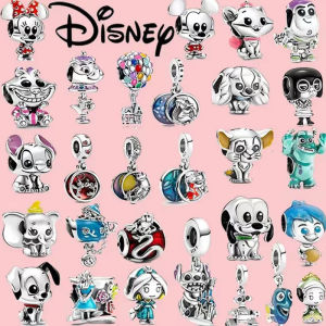 ชาร์มดิสนีย์แฮร์รี่ พอตเตอร์ ทำจากเงินแท้ 925 เหมาะสำหรับสร้อยข้อมือ DlY ของแท้ ของขวัญแฟชั่นสำหรับผู้หญิง