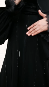 Abaya Hitam Gamis Jubah Arab Abaya Busui Saudi Dubai Turkey Abaya Remaja Dress Pesta Baju Muslim Kombinasi Renda
