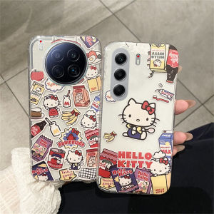 New Casing Tecno Camon 40 Pro Camon40 30 30S Pro Premier 4G 5G Ins Cute Cartoon Jigsaw Puzzle Illustration Hello Kitty Phone Case Anti-fall Silicone Soft Cover 2025