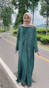 Scloth Bandung SA026 Abaya Renda Muslim Wanita / Abaya Imelda