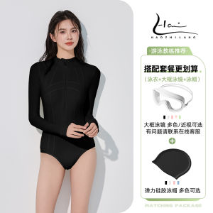 Womens One-Piece Swimsuit Surfing Sun Protection Swimming Club Professional Racing Suit Diving Surfing Quick Dry Swimwear
