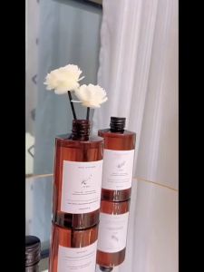 (260ml) Jasmine scent Flameless Aromatherapy Reed Diffuser set Fragrance Diffuser Long-Lasting Fragrance