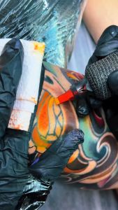 Máy xăm FURY 2 Máy xăm pen không dây tattoo chỉnh được lực cứng mềm phù hợp với nhiều thể loại xăm