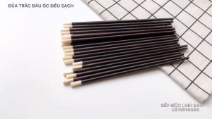 Đũa Cao Cấp Gỗ Trắc Cẩn Ốc Biển NewZealand HAHANCO [CTL711TT] Bộ 10 Đôi Tròn