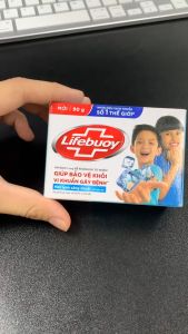 Xà bông cục Lifebuoy Bạc Hà mát lạnh sảng khoái 90g