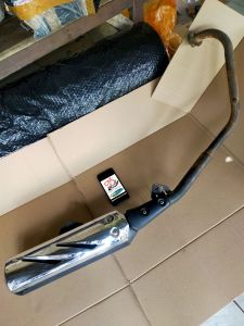 PROMO RAMADHAN KNALPOT STANDAR YAMAHA VIXION OLD LAMA ASLI ORIGINAL C0P0TAN TERLARIS MOTORCYCLE non baran baru (bekas)