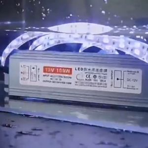 Ultra-thin waterproof LED switching power supply 12V transformer 60W