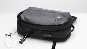 FENRUIEN New Airback Built-In Vacumm Compression Laptop Backpack With Automatic Compression Function Outdoor Travel Backpack