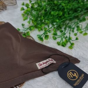 Nayara Scarf Bergo Segitiga Non Pet Oval Jersey Korea Premium