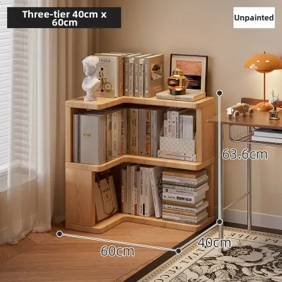 ZHUSHANXIA | Corner Space Saving Bookshelf & Storage Cabinet