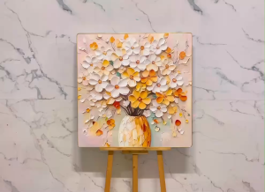 Tranh Bình Hoa Ấn Tượng Tranh Canvas Tranh Tráng Gương Tranh Trang Trí Phòng
