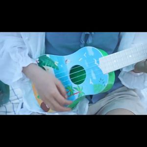 16 Inch Kids Guitar Toys With Pick Childrens Mini Ukulele Musical Instrument Montessori Educational Toys