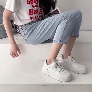 Sepatu Sneakers Wanita Sport Shoes Blue Gongchan Sepatu Running Wanita Model Korea Sepatu Wanita Sneakers Tinggi Sepatu Putih Sepatu Olahraga Korea Sport Shoes Blue