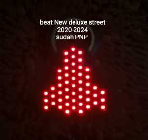 stoplamp Lampu rem running ful merah beat deluxe beat street beat new 10 mode otomatis auto brgantian