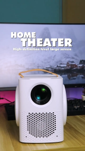 (CLEARANCE SALE) VISION S1 Smart Android Projector Mini | 7000 Lumens Ultra HD 1080P 4K WiFi LED Projector | Android TV Box | Home Theater Mini Projector | Portable Cinema Projector | Wireless Streaming | Movies Gaming Office Outdoor Entertainment