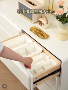 ❣️SPACEIDEAS❣️ PP Expandable Drawer Organizer Trays Drawer Divider Organizers Box Cosmetics Organizer Trays Stationery Organizer Box Desk Drawer Organizer Trays Kitchen Drawer Organizers Trays Kitchen Utensils Sorting Trays Drawer Organizer Box