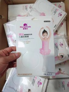 Elegant Velvet Dance Socks for Children 2 Pairs Steel Wire Mask Special Dance Socks Autumn Season Girls Fashion Leg Shaping