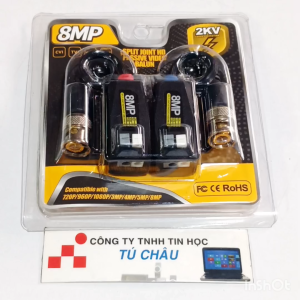 Video Balun Camera Full HD 8Mp tốc độ cao / Loại khóa gài BALUN CHẤT LƯỢNG