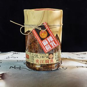 Authentic Jiajiang Fermented Bean Curd 500G Sichuan Specialty Chongqing Spicy Red Square Moldy Bean Curd Fermented Bean Curd Farm Dish Goes with Rice