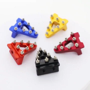 Motorcycle Folding Rear Brake Lever Pedal Head Step Tip Aluminum-Alloy Lightweight for Ktm Kawasaki Suzuki CRF-/KLX/YZF 40GFMotorcycle Parts CNC Aluminum Rear Brake Pedal For HONDA CRF50 XR50 SDG SSR COOLSTER 70 90 107 110 125CC Chinese Dirt Bike