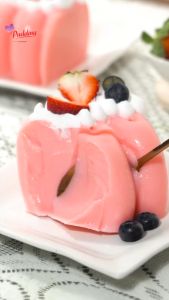 NUTRIJELL PUDDING Bubuk Susu Rasa STRAWBERRY NUTRIJEL PUDING STROBERI