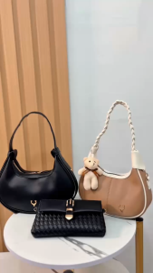 PAKET BUNDLING HEMAT 3 PCS TAS SELEMPANG WANITA TREVI HELENA DOMPET ANYAM Cewek kekinian dapat 3 pcs