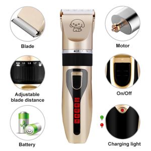 Dog razor grooming kit heavy duty dog hair trimmer pet hair clipper pet hair clipper pet razor dog cat and other pets original rechargeable shaver shaving dog shaver trimmer set Pet Hair Trimmer
