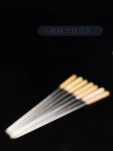 10-20PCS Reusable Stainless Steel Barbecue Skewers 35CM Needle Kebab Kabob Stick Camping Kitchen Roasting Tools